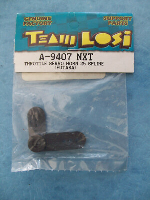 VINTAGE TEAM LOSI 9407 THROTTLE SERVO HORN 25 SPLINE FUTABA NXT A-9407 LOSA9407