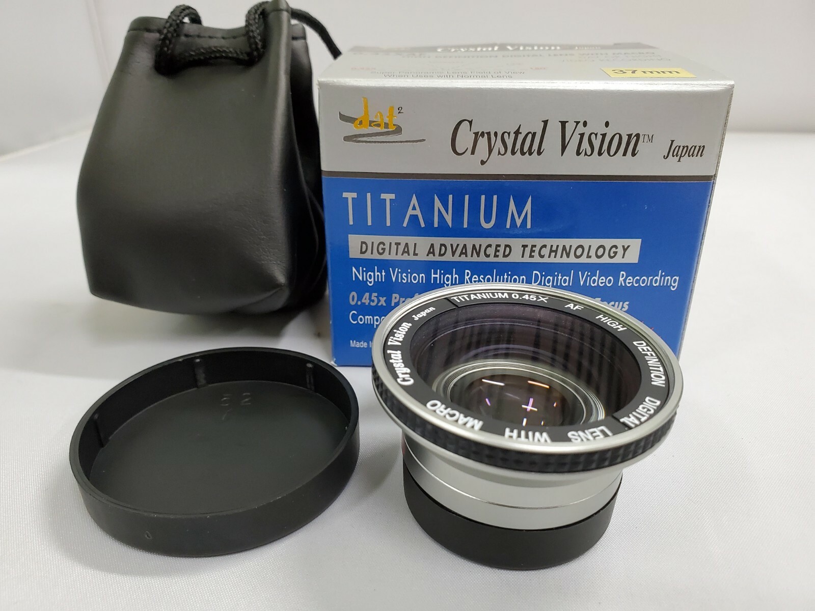 Crystal Vision 0.45X AF Digital Wide Conversion Lens w Macro - 37mm Thread-Mount