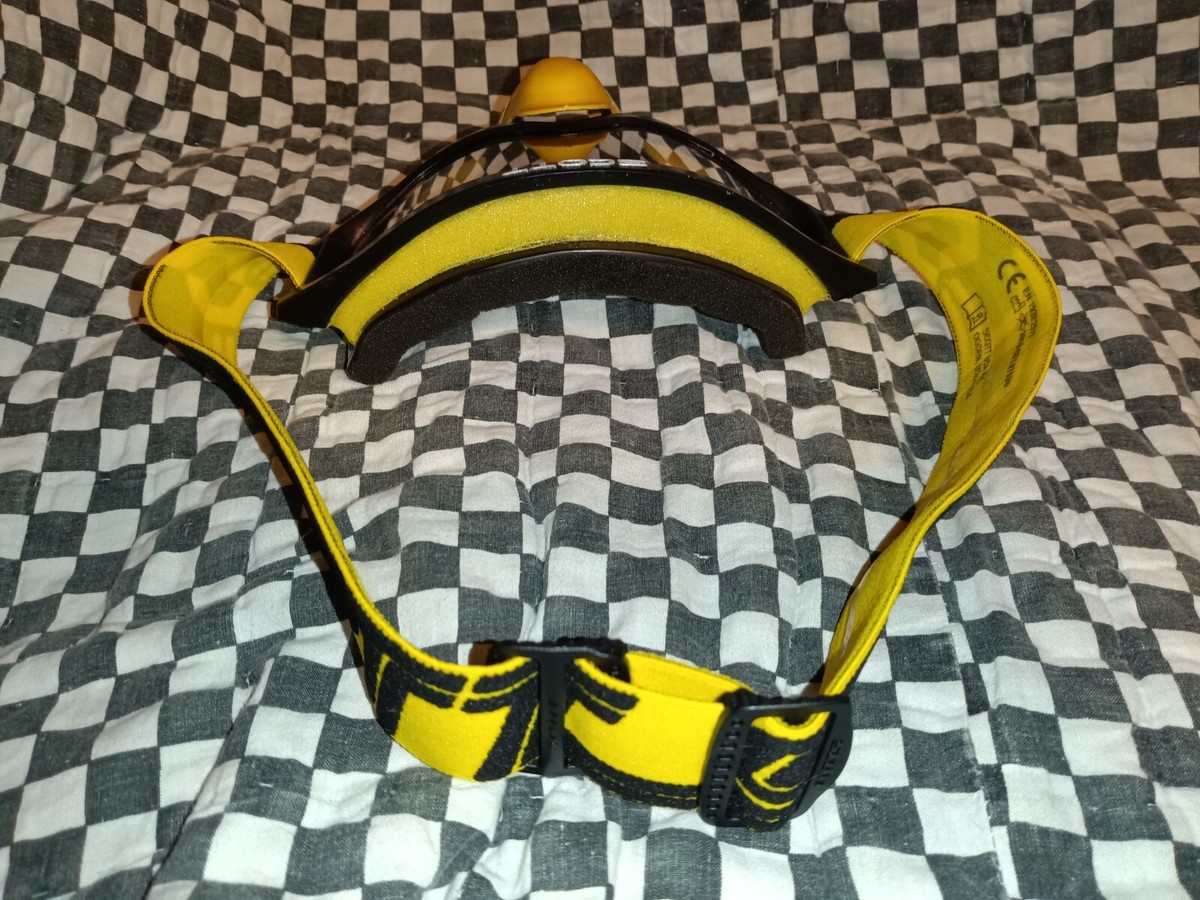 Vintage SCOTT USA 89 Goggles mask Motocross mx black/ yellow Guard