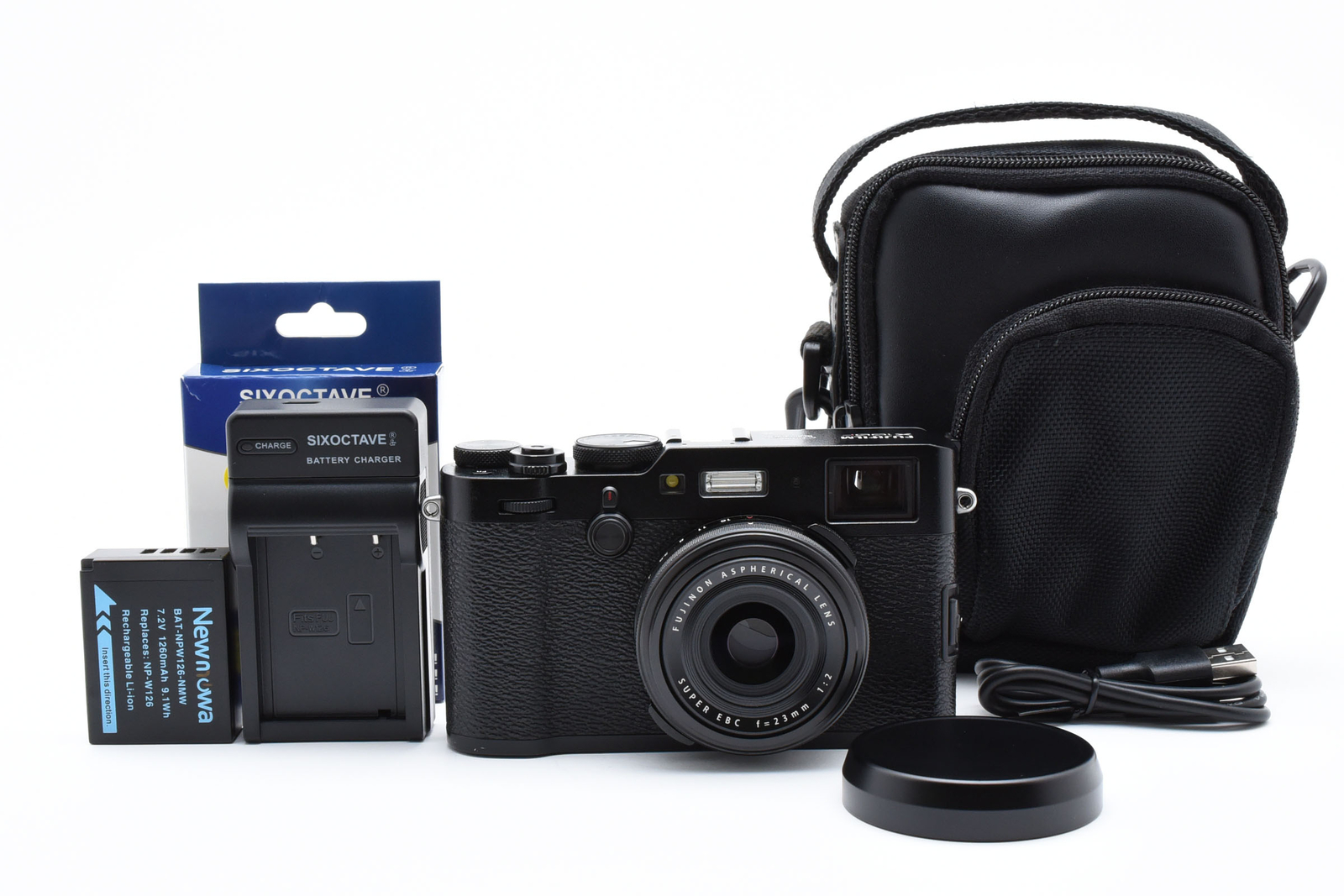 Fuji X100F 24.3MP Digital Camera Black Mint with Case Japan Import