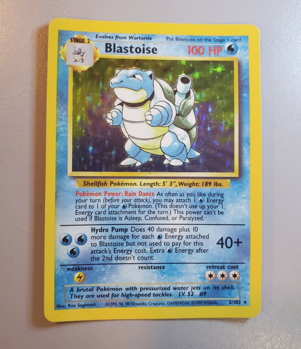 ポケモンカードゲーム Blastoise 2/102 Base Set Pokemon TCG BLASTOISE 2/102 Holo Rare Base Set Spanish Pokemon Card