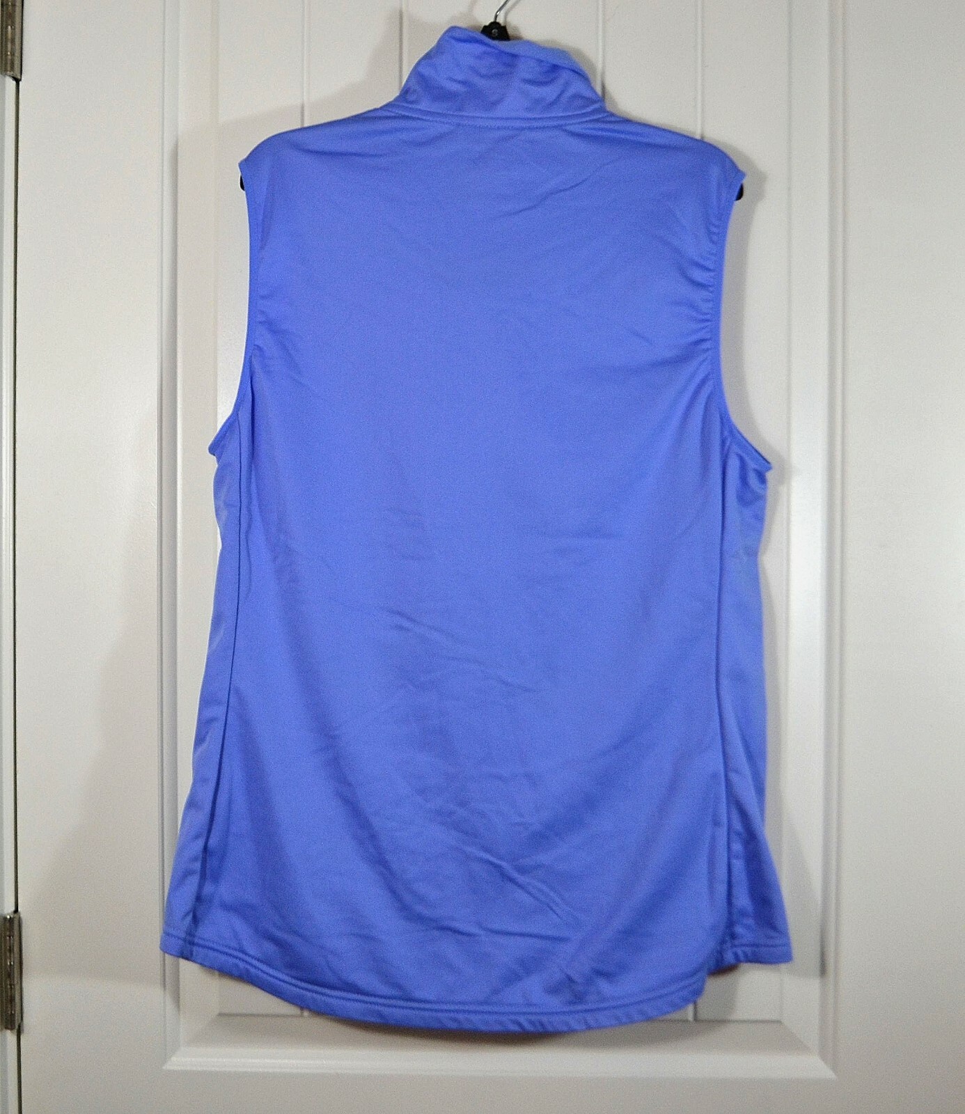 NWT WOMEN'S NIKE LIGHT BLUE VEST THERMORE STANDARD FIT REFLECTIVE TRIM