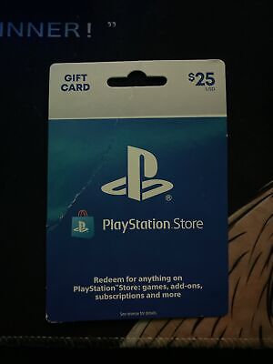 Sony Playstation $25 Gift Card, 1 each