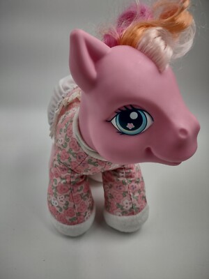 My Little Pony Plush Rose Blossom Stuffed Animal Horse 2003 Hasbro Toy w/  Sound | eBay