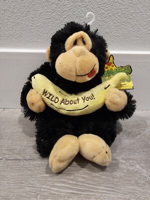 Bananas For You Monkey Ape Wild About You Plush Stuffed Animal Valentine's Day