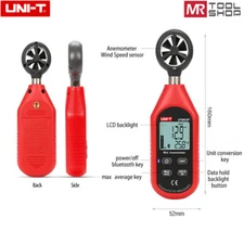 UNI-T UT363BT Digital Bluetooth Anemometer Wind Speed Meter Thermometer 0-30m/s