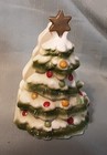 Vintage Lefton Christmas Tree Napkin Holder & Handicap Village Girl w/Presents — photo 5