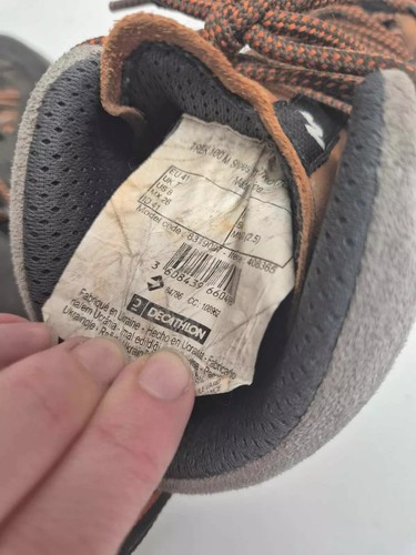 Stivali da passeggio Decathlon Quechua da uomo impermeabili da montagna UK: 7 - Foto 8 di 11