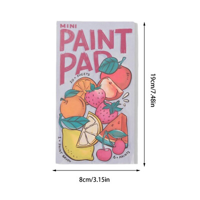 Mini Paint Pad, Leuke Pocket Aquarel Verf Boek, Kinderen