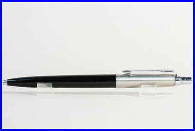 Parker Jotter Ballpoint Pen Black and Steel / France