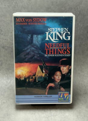 Stephen King - Needful Things - In einer kleinen Stadt - VHS Videokassette