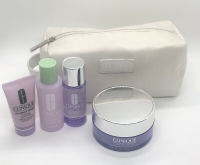 Clinique Skincare Take The Day Off Set: Cleansing, Exfoliating & Removing Makeup