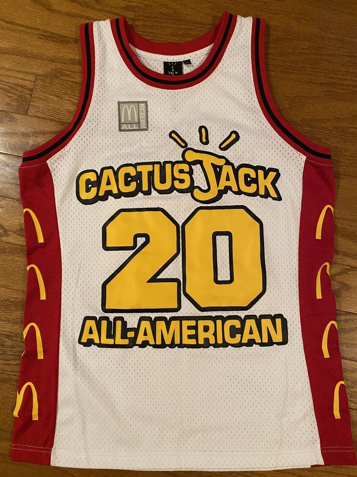 Travis Scott Cactus Jack X Mcdonalds Texas Invitational All American Jersey