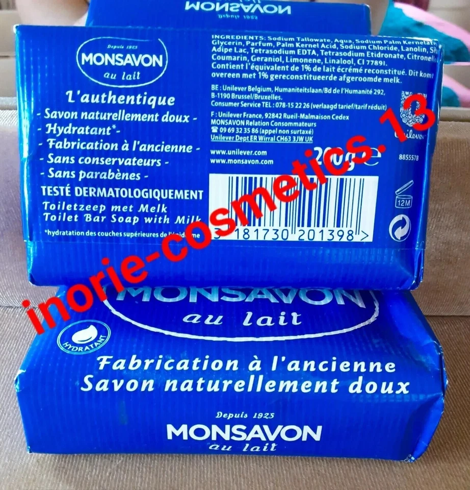 1x Jabón de Leche Francés Mon Savon Au Lait Importado de Francia/GRANDE 200g Bar Foto 2 de 2