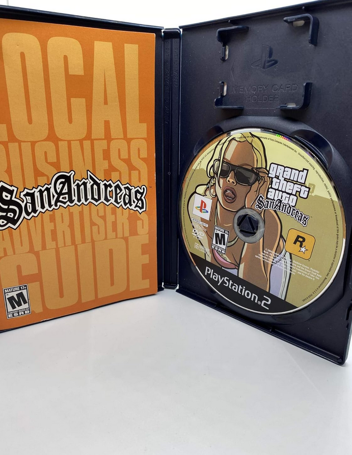 Mature Video Game Grand Theft Auto San Andreas - PlayStation 2