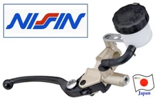 Nissin Standard Front Brake Master Cylinder 14mm Gold Body Black Lever From JP ,
