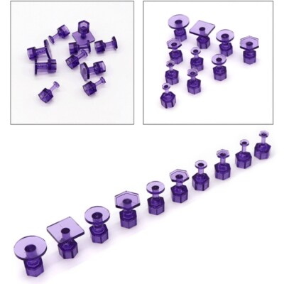 Glue Tabs PDR Tool 10Pcs Glue Gaskets Use For Auto Body Paintless- Dent Repair