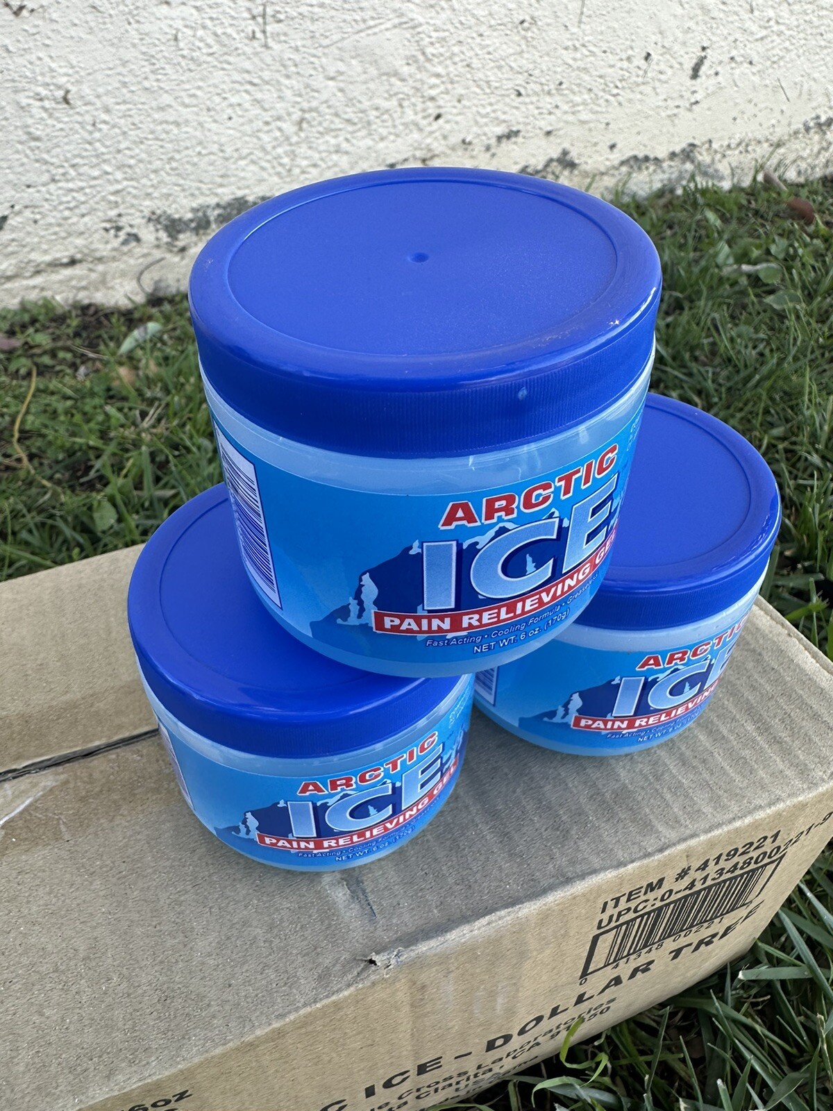 Lot Of 3 ARCTIC ICE Pain Relieving Gel Fast Acting Cooling Formula