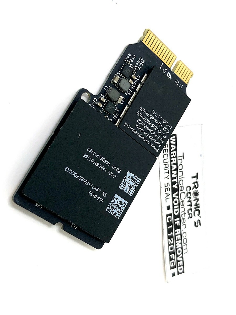 A1481 Mac Pro L 2013 AirPort Wifi Bluetooth Network Card 653-0186