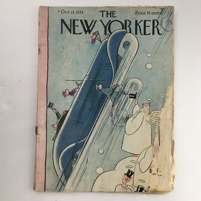 The New Yorker Magazine October 13 1934 Highway Heaven Exhibit by