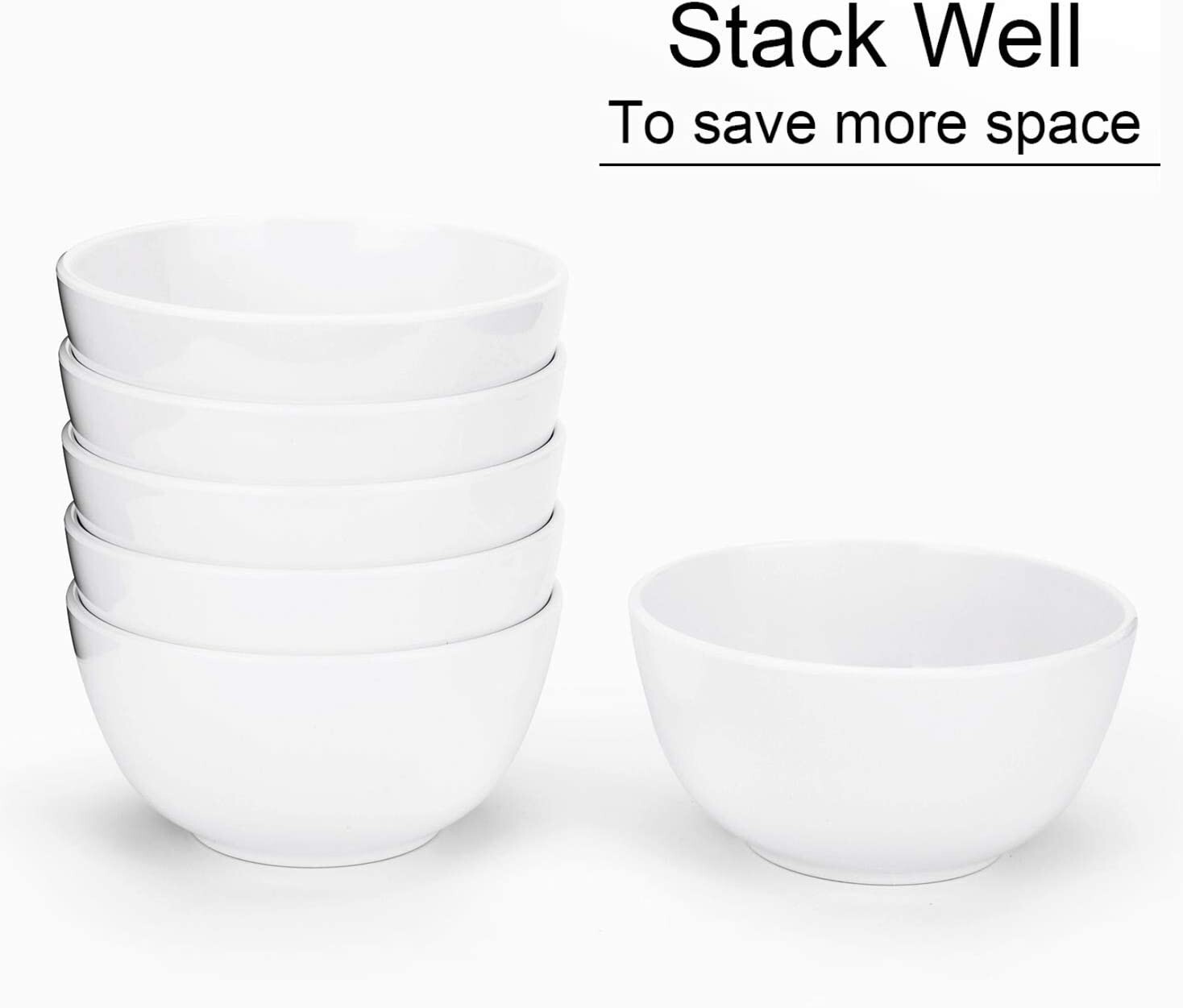 12 X Melamine Bowls set 28oz 600ML 6inch 100 Melamine Cereal/Soup