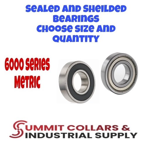 6000 series radial bearings SEALED TYPE 2RS & SHEILDED TYPE ZZ Choose
