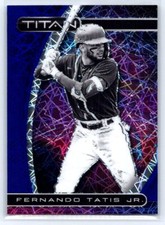 2021 Panini Chronicles #12 Fernando Tatis Jr. Titan Blue Velocity