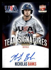 2014 Panini USA Baseball #13 Nicholas Banks Collegiate National Team Sigs #/399