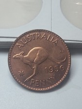 Australian 1956 M PENNY GEM GRADE