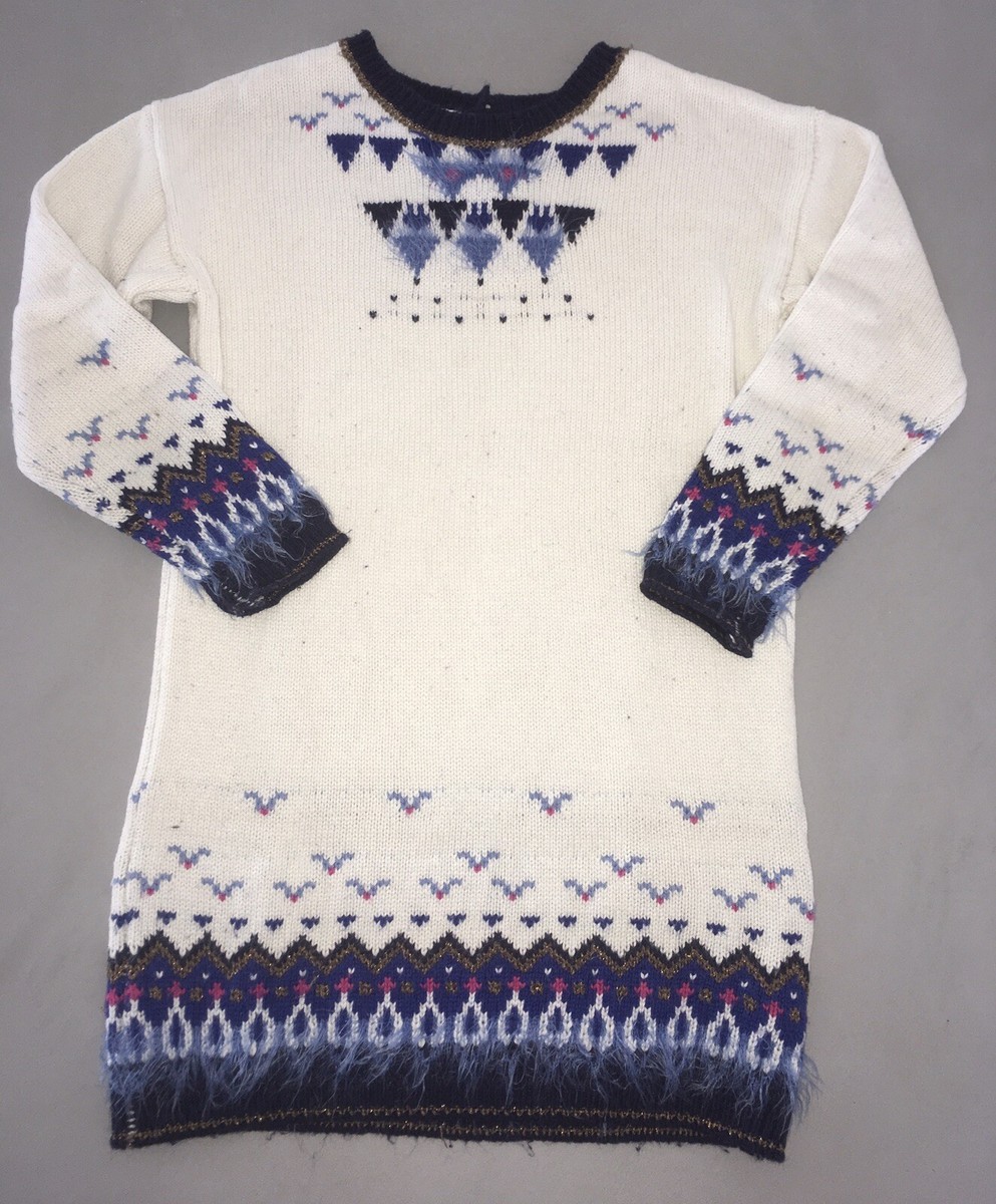 CATIMINI Robe Hiver Maille Ans Motifs Géométriques