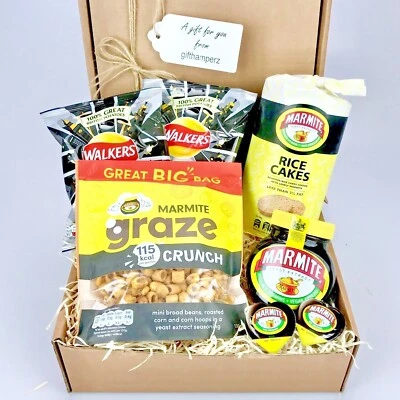 GIFTHAMPERZ Love it or Hate MARMITE Food Christmas gift present hamper box birthday