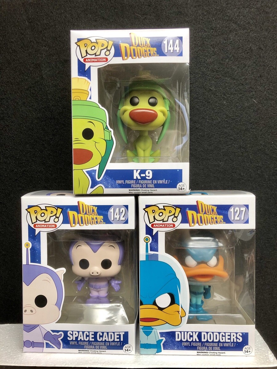 Funko Pop Duck Dodgers Space Cadet K 9 Looney Toons Nib Mint