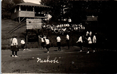 1910s Camp Neshobe Girls Lake Fairlee Ely VT Real Photo Postcard