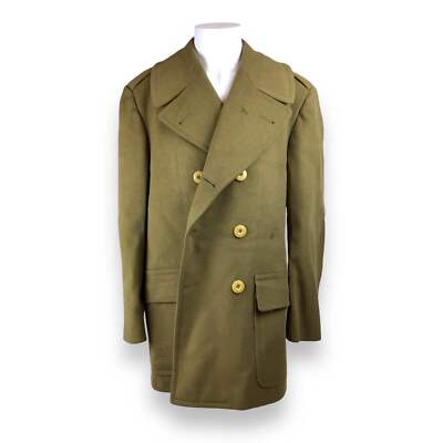 ☆US ARMY☆ 60's 米軍 ライナー付き OVERCOAT C-4096 US Army Double Breasted Trench Coat 60s ~ Vintage Store Clochard92.com