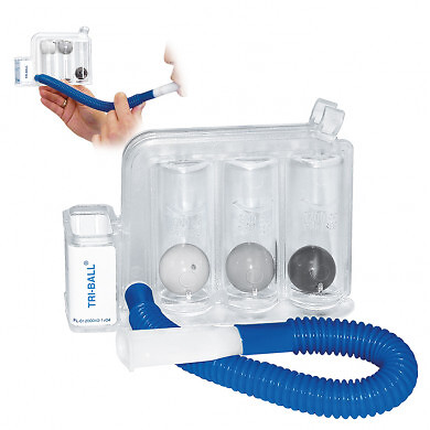Atemtrainer Triball Verbesserung der Atemtechnik des respiratorischen Systems