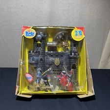 Vintage Kids Stuff Deluxe Realistic Playset  CASTLE NEW Damaged Box