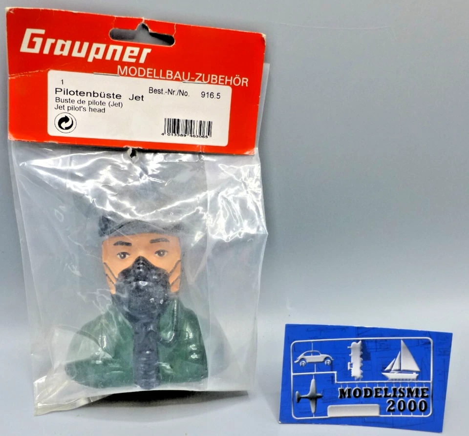 GRAUPNER BUSTE PILOTE ( JET ) NEUF REF.916.5 - Photo 1/1