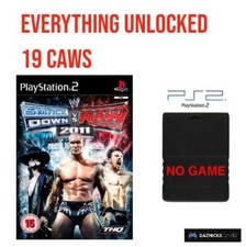 Image of WWE Smackdown vs Raw 2011 100% Unlocked Legends PS2 PlayStation 2 WWF CAW CAWS