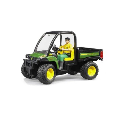 BRUDER  02490 John Deere Gator XUV 855D mit Fahrer