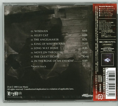 SEVENTH WONDER The Great Escape JAPAN CD HMCX-1109 2011 NEW s6118