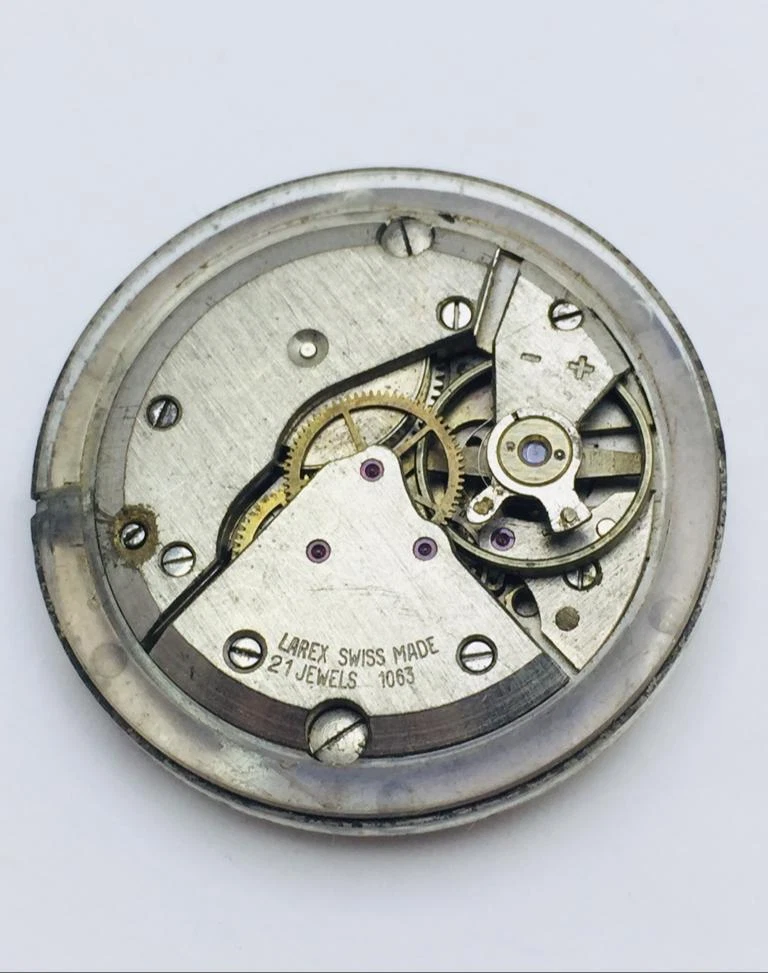 Larex Cal 1063 Manual Winding Not Working Watch Movement For Parts