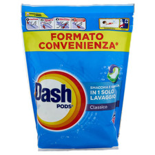 Dash Pods Detersivo Lavatrice In Capsule, Classico, 50 Lavaggi