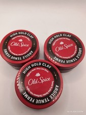 3 Old Spice Hair High Hold Putty for Men Low Shine Hair In Place 2.22 Oz Each