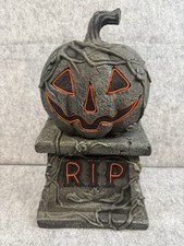 2018 TARGET Halloween Pumpkin Tombstone - Lights Up