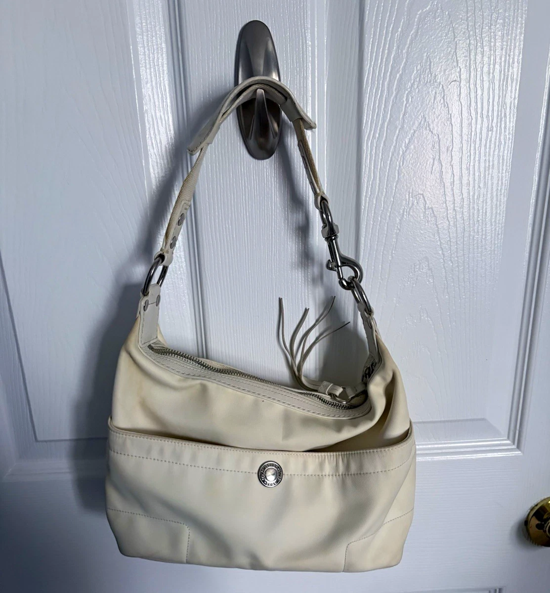 バッグ coach llic silver 2way shoulder bag バッグ coach llic silver 2way shoulder bag Coach Zip Top Shoulder