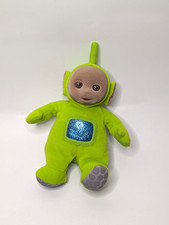Eden Teletubbies Dipsy Green 8 Plush Flocked Face Vintage 1998
