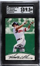 1997 Donruss Signature Series Matt Williams	Millennium Marks Auto SGC 9.5