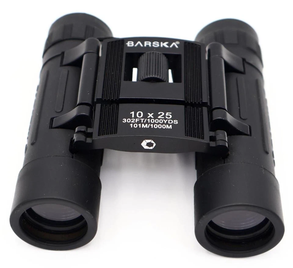 Barska Lucid View 10x25 302FT/1000YDS Compact Binoculars with Case - Image 2 of 4