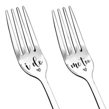 Bride and Groom Fork Gifts for Bridal Shower Gifts for Daughter Bride to Be