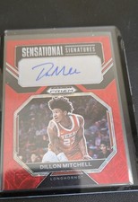 2023-24 Panini Prizm Draft Picks - Sensational Signatures Dillon Mitchell...